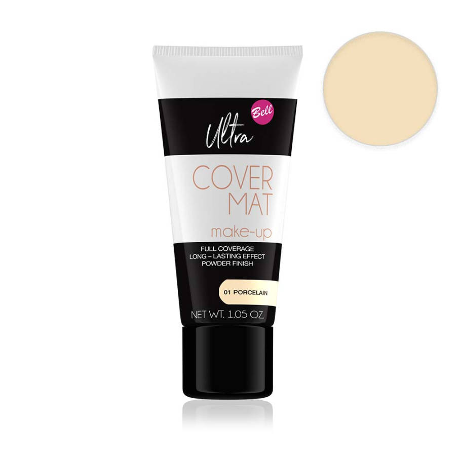 Bell Ultra Cover Mat Make-Up - 01 Porcelain