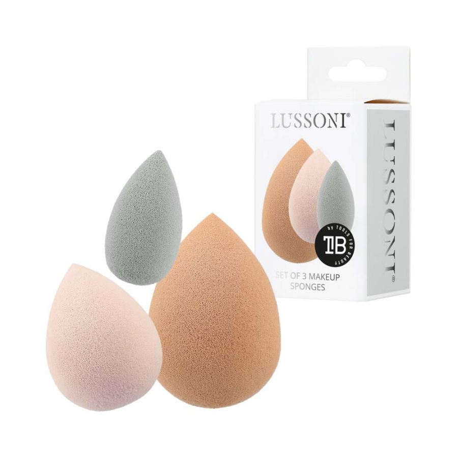 Lussoni Makeup Sponges Set of 3 Lussoni Makeup Sponges Set of 3