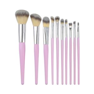 MIMO 10 pcs Makeup Brush Set - Pink