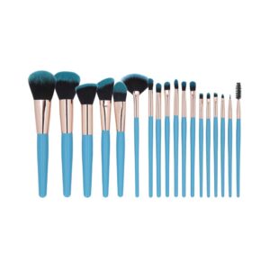 MIMO 18 pcs Makeup Brush Set - Blue