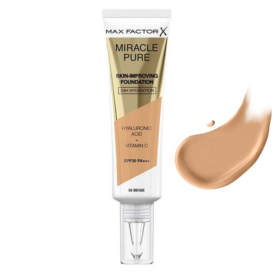 Max Factor Miracle Pure Skin-Improving Foundation - 55 Beige